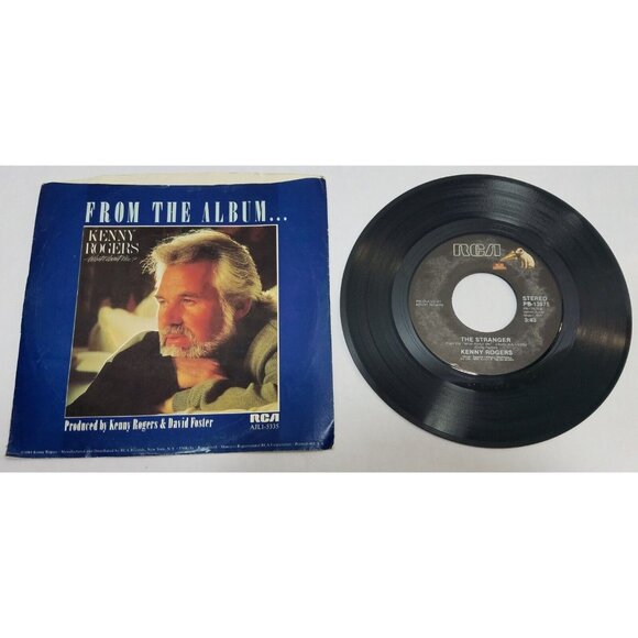Kenny Rogers Crazy / Stranger Record 45 RPM Single PB-13975 RCA 1984 Vinyl - Picture 2 of 4